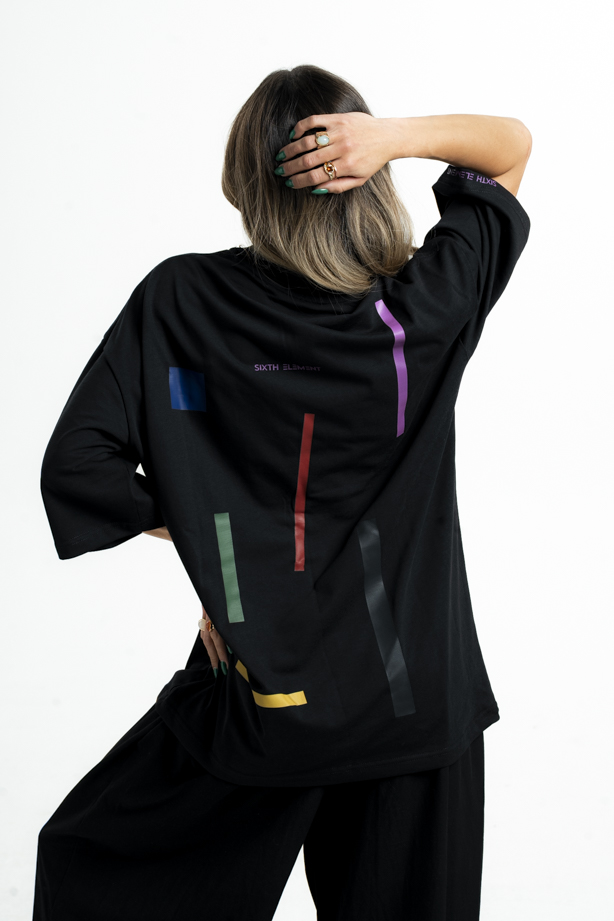 Place to misplace - Oversized T-shirt - Black